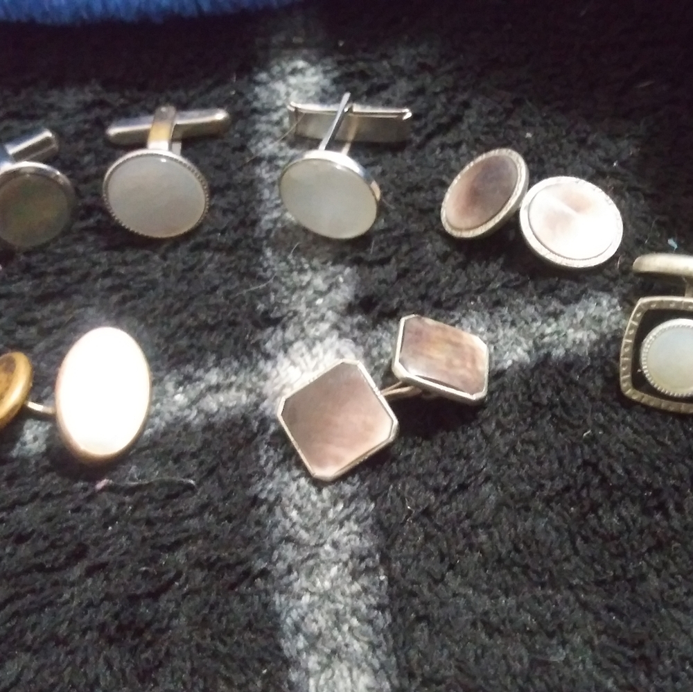 Mother of pearl cufflinks